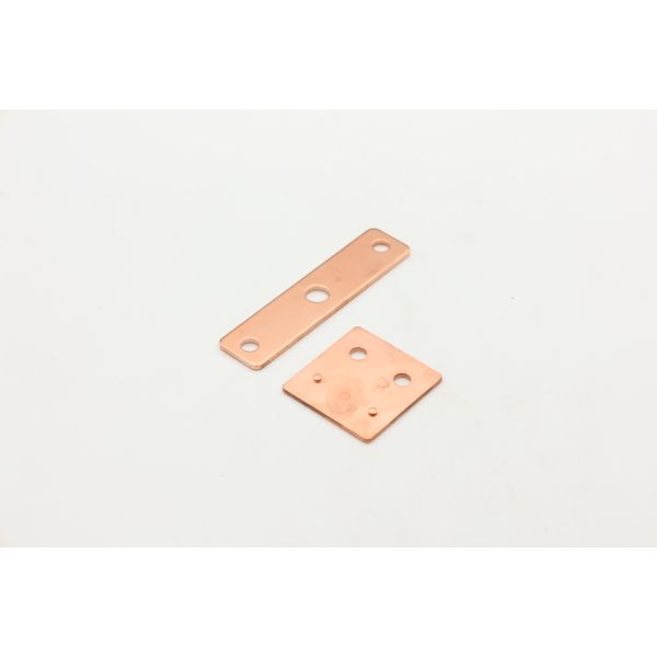 Metal stamping, purple copper material grinding process, connecting copper aluminum composite row components