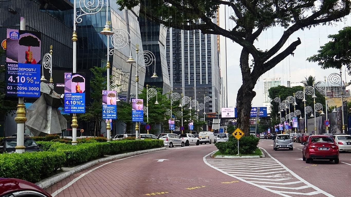 Outdoor Light Pole LED Display Screen High Brightness For Smart City