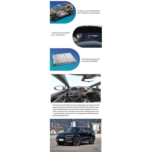 Авто BYD Подержанные автомобили 7 мест Мощные гибридные внедорожники Электрические автомобили