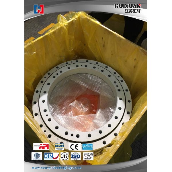 Industrial Accurate Steel Forging Slewing Bearing 5000mm CNC Ring Rolls