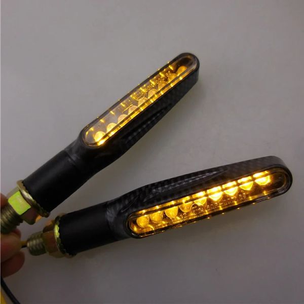Yellow Light Custom Sequential 9pcs LED Turn Signal Light for Motorcycle