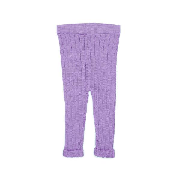 Inverno Crianças Algodão Lounge Tricoteado à Mão Camisola Grossa Listrada Calças Apertadas 2PCS