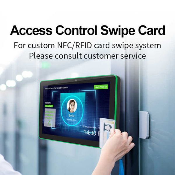 13.3 Inch RK3399 CPU Conference Room Schedule Display with POE NFC for Meeting Room Management