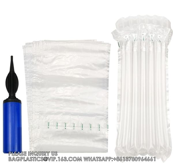 Wine Bottle Protector With Pump,Inflatable Wine Travel Bags,Air Column Cushion Packaging Wine Bags For Luggage