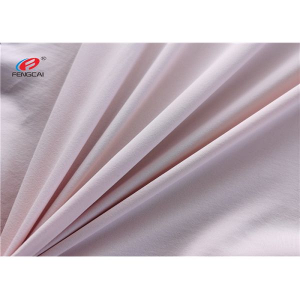 Tissu simple tricoté de trame de débardeur de Spandex du polyester 210GSM pour des guêtres de vêtements de sport de yoga