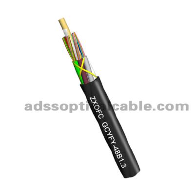 GCYFY 96 Core Gel Free Cable , Air Blown Single Mode Fiber Optic Cable