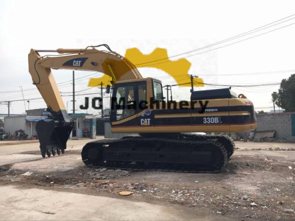 30T resistente usou as máquinas escavadoras 330BL do CAT com linha velocidade do disjuntor de curso de 4.6km/H