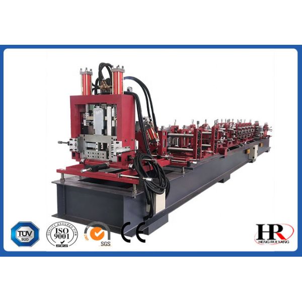 Automatic Building Material C U Z Steel Purlin Profile Roll Forming Machine