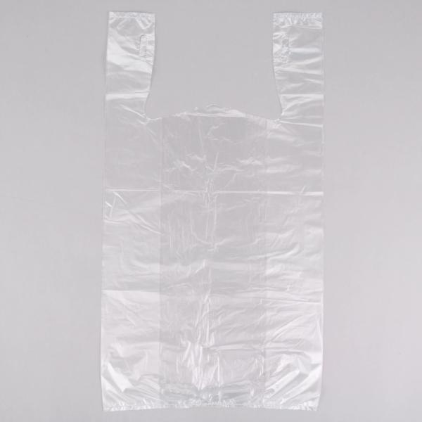 1 / 6 Size 0.51 Mil Unprinted Clear Retail Bags Plastic T Shirt Type