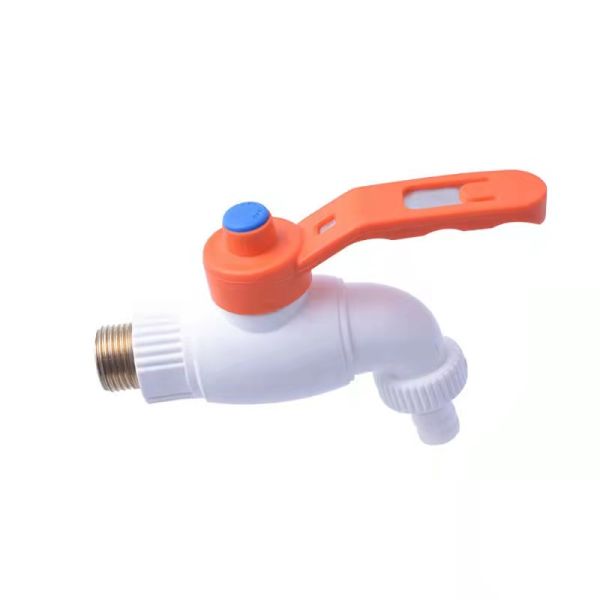 Smooth Hand White ABS Plastic Basin Faucet Water Tap for Kitchen Bathroom Best Seller