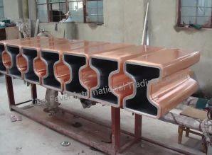 Square Shape OEM CCM Mould Tube Billet Casting Red Copper Tube