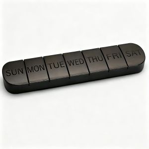 Basic Care Weekly (7-Day) Pill Organizer, Vitamin Planner, And Medicine Box,