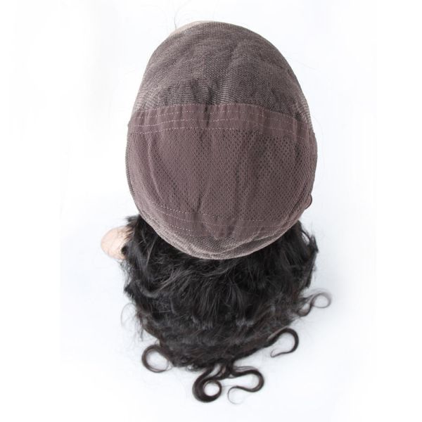Body Wave Full Lace Human Hair Wigs , Virgin Brazilian Remy Human Hair Full Lace Wig