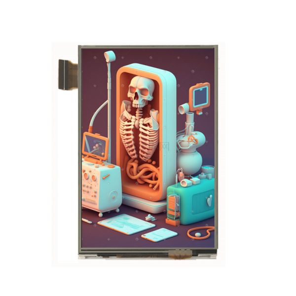 3.5 Inch Medical/Industrial LCD Touch Screen HVGA MCU Interface