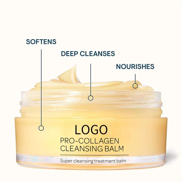 OEM / ODM Cosmetics Factory OEM/ODM Super Cleansing & Nourishing Pro-Collagen Cleansing Balm Makeup Remover