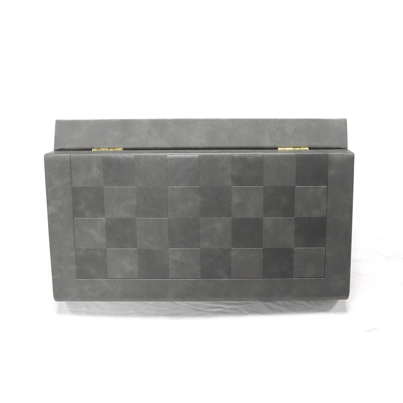 Durable Zinc Alloy Foldable Chess Set with Customizable Logo - Metal Chessboard for Family-Friendly Game