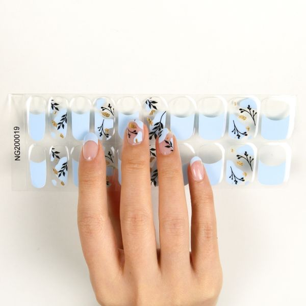 Non Toxic Nail Art Wraps Sticker Decals Strips for Fashionable Nails Beauty Products