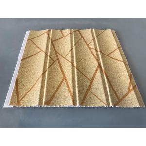 Easy Maintenance Laminated Pvc Wall Panels For Drawing Room 25cm*7mm
