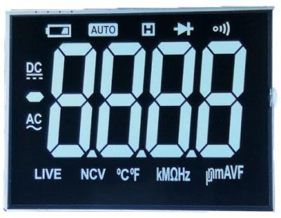 12 O'Clock Full View Customized LCD Screen Negative VA LCD Display