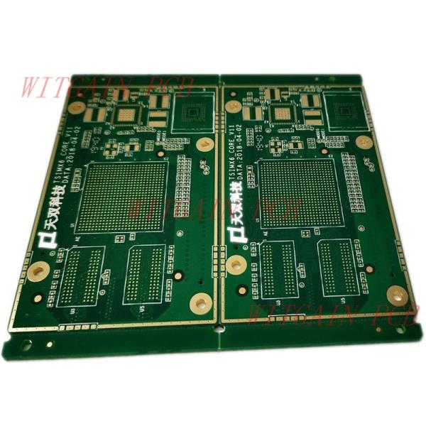 SMT rigid PCB Printed Circuit Boards 6 Layer 100 Ohm