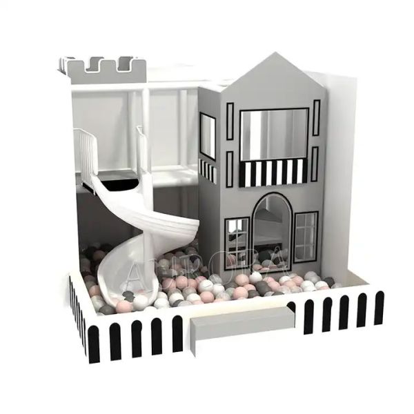 Kids Macarons Theme Indoor Playground Equipment For City Park