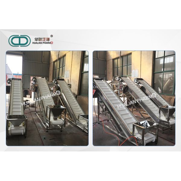 PVC Carbon Steel Belt Conveyor Mechanical Transportation Equip High Heat Resistant