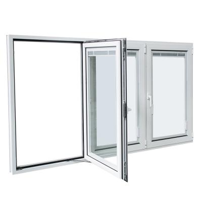 Floating Glass Thermal Break Aluminum Tilt Up And Slide Sash Turn In Windows Modern Design