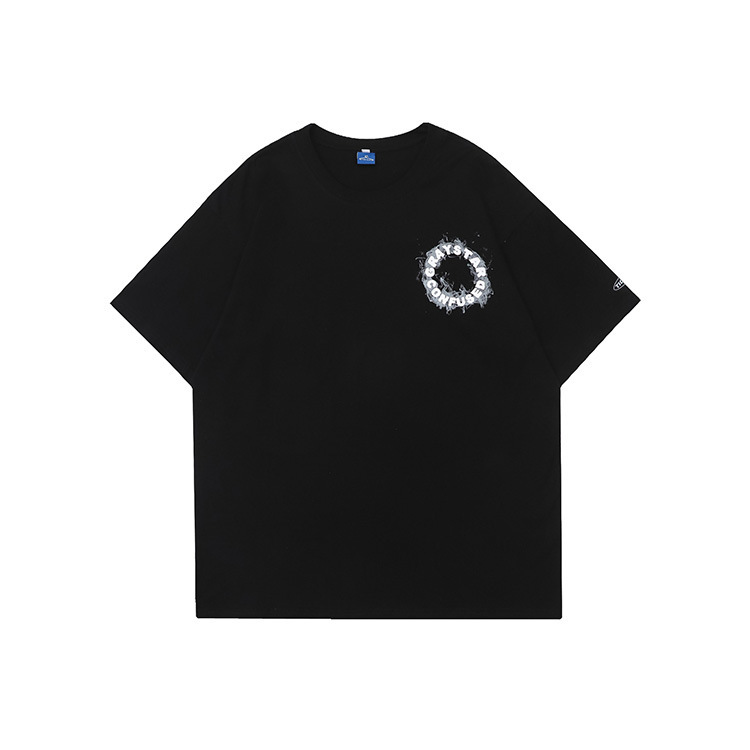 Men's Lightweight Breathable Graphic Tee with Streetwear Style for Casual Wear