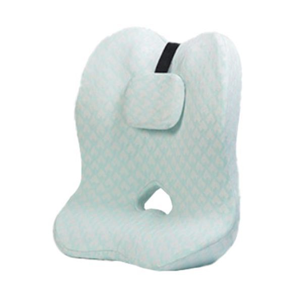 Pressure-Relieving Woven Memory Foam Back and Seat Cushion Set with Foldable Design