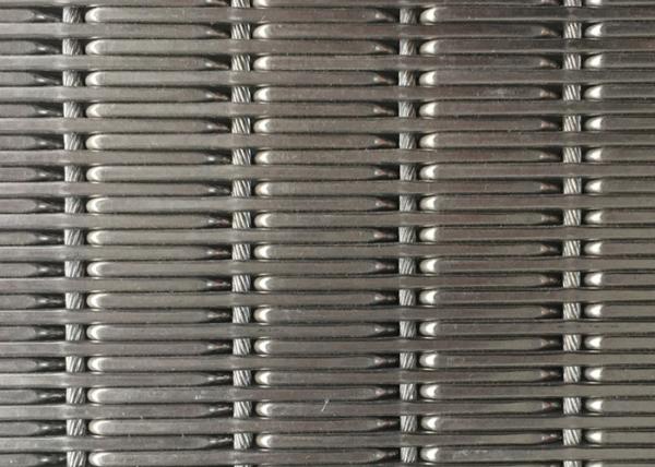 Panneaux de mur intérieur sertis par replis d'ascenseur d'OEM de Mesh Fabric de métal flexible de 9mm 2m