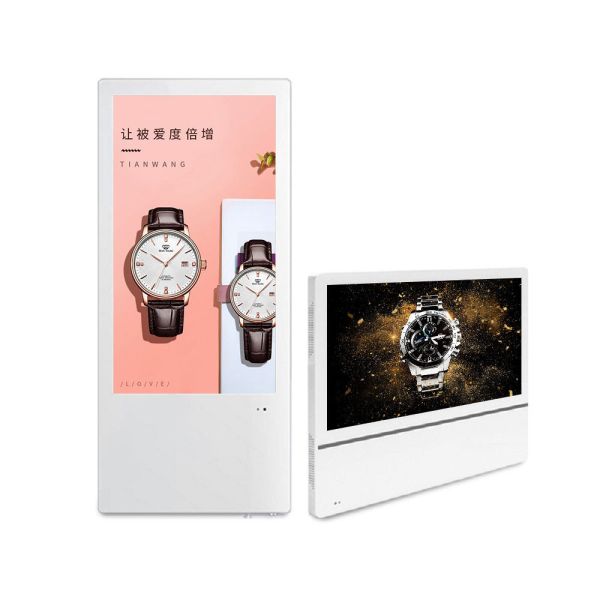 18.5 10.1 Inch Wall Mounted Non Touch Kiosk / Android Based Elevator Advertising Display Kiosk