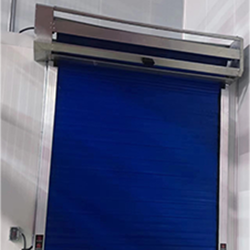 Automatic Roll Down Security Door , PVC High Speed Rapid Roll Door For Cold Storage Projects