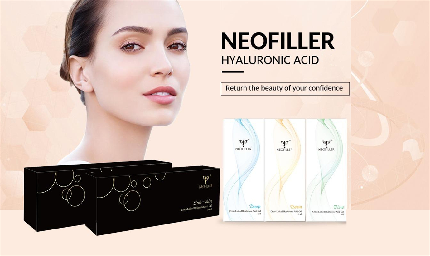 Сторона впрыски Ha наполнителя 1ml 2ml Derm Ha тонкой Derm глубокой Hyaluronic кислоты дермальная