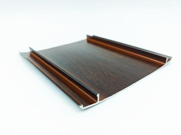 Anti Corrosion Sturdy Wood Finish Aluminium Profiles For Doors And Windows