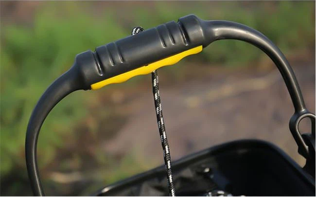 Portable Fishing Water Pail for Camping Traveling Hiking Fishing Boating Gardening with 4.5 Meters Rope