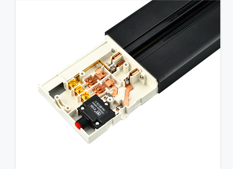 Removable Power Socket, Concealed Mounting Track And Power Adapter For Commercial