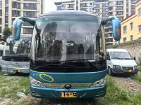 Luxury Used Coach K6906  Blue A/C Diesel Engine Leaf 39 Seats Spring Suspension Long Distance