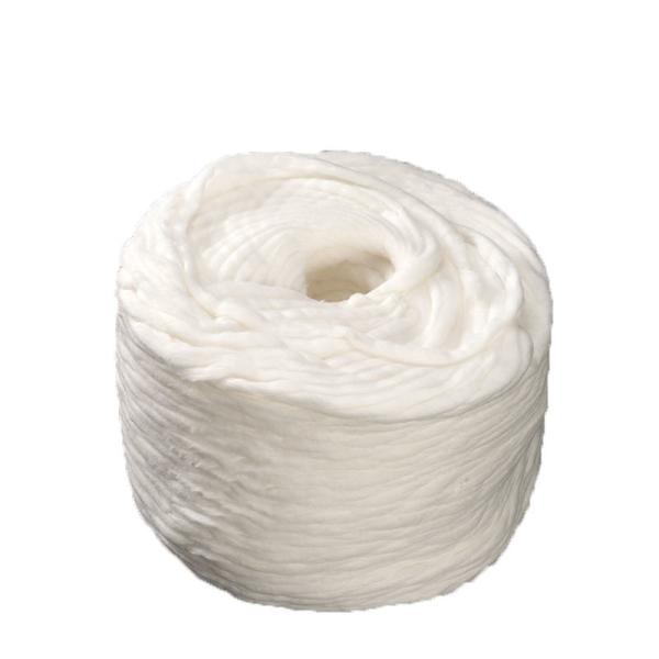 100% Cotton Medica Surgical Cotton Coil Cotton Sliver Pure Cotton Wool Roll Sliver Original Material For Cotton Buds
