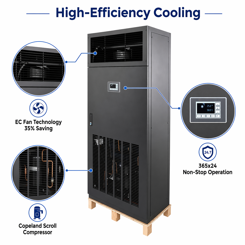 Modular Room Precision AC Unit Refrigeration And Air Conditioning Heating Cooling OEM