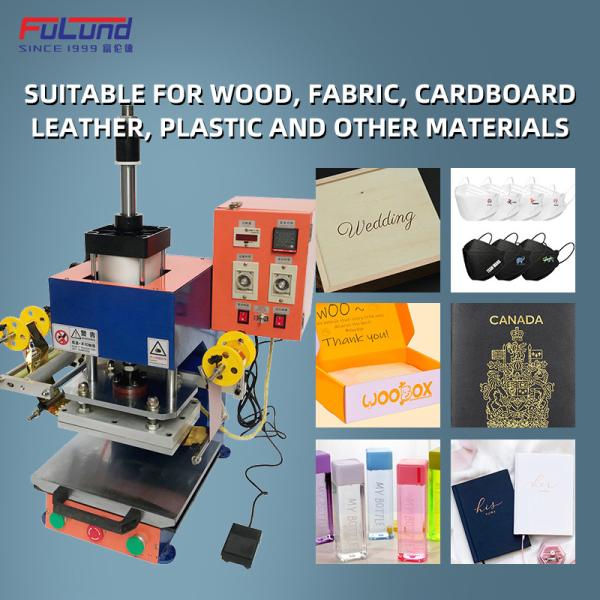 Mini Hot Foil Stamping Machine manual, máquina de impressão pneumática da folha da transferência térmica