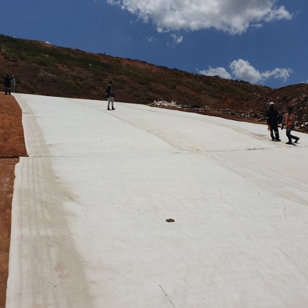 Polypropylene Woven Geotextile Fabric Geotech  For Road Driveway Reinforcement