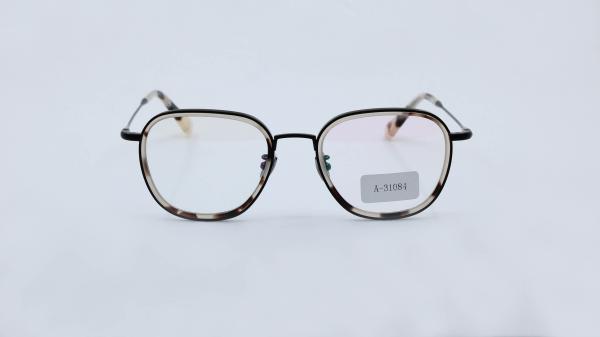 Vintage Plain Glasses Frame Non-Prescription Old Fashion Optical Frames Demi acetate handmade in high quality