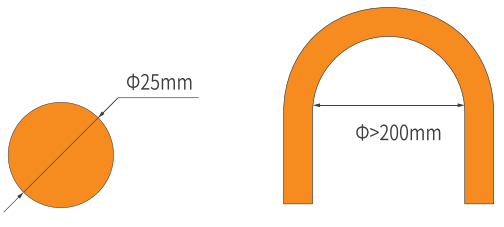 3D гнуть 24V 360 светящего Deg света прокладки белого IP65 СИД единообразия водоустойчивого