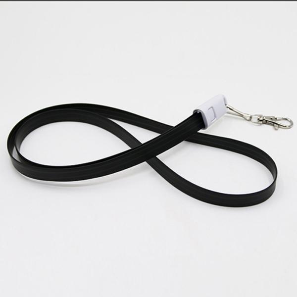 92cm USB 2.0 Charging Cable Name Card Mobile Phone Case Lanyard