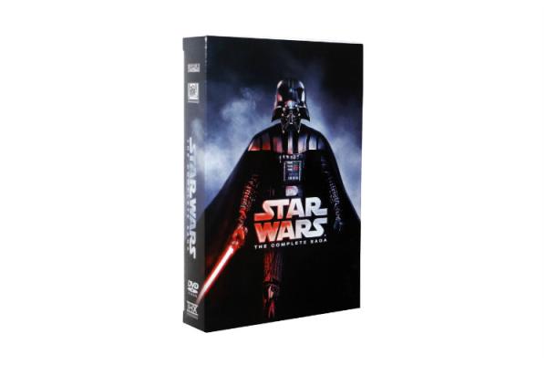 Free DHL Shipping@HOT Classic and New Release Single Movie DVD Star Wars Episode I-VI Set