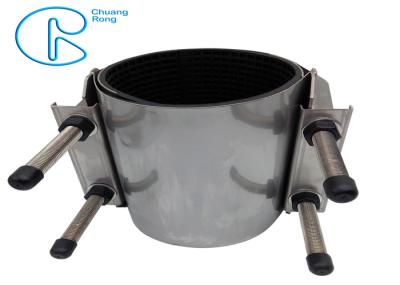 Stainless Steel Band Pipe Repair Clamp CR Used For Big Size Steel Or Plastic Pipe