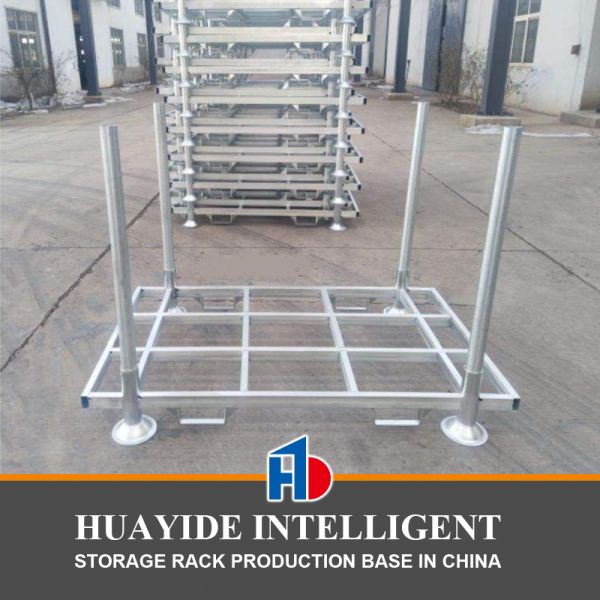 C06：Detachable Warehouse Storage Hot Dip Galvanized Steel Large Stackable Metal Steel Post Pallet Rack