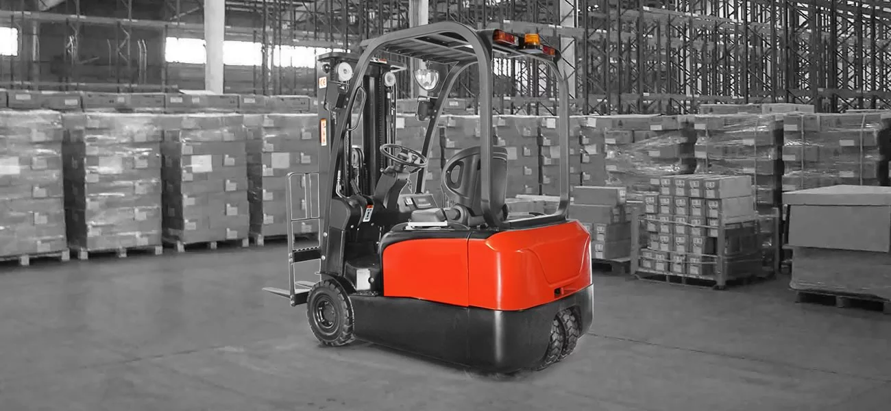 Large Capacity Electric Powered Forklift 2 Stage / 3 Stage AC Power Powered Pallet Truck