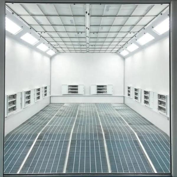 30kW Electric Car Spray Booth Com Fluxo de Ar Iluminação LED Electric Spray Booth