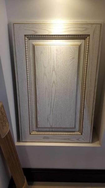 Golden kitchen cabinet door,Antique solid wood kitchen cabinet door,Hot sale door panel